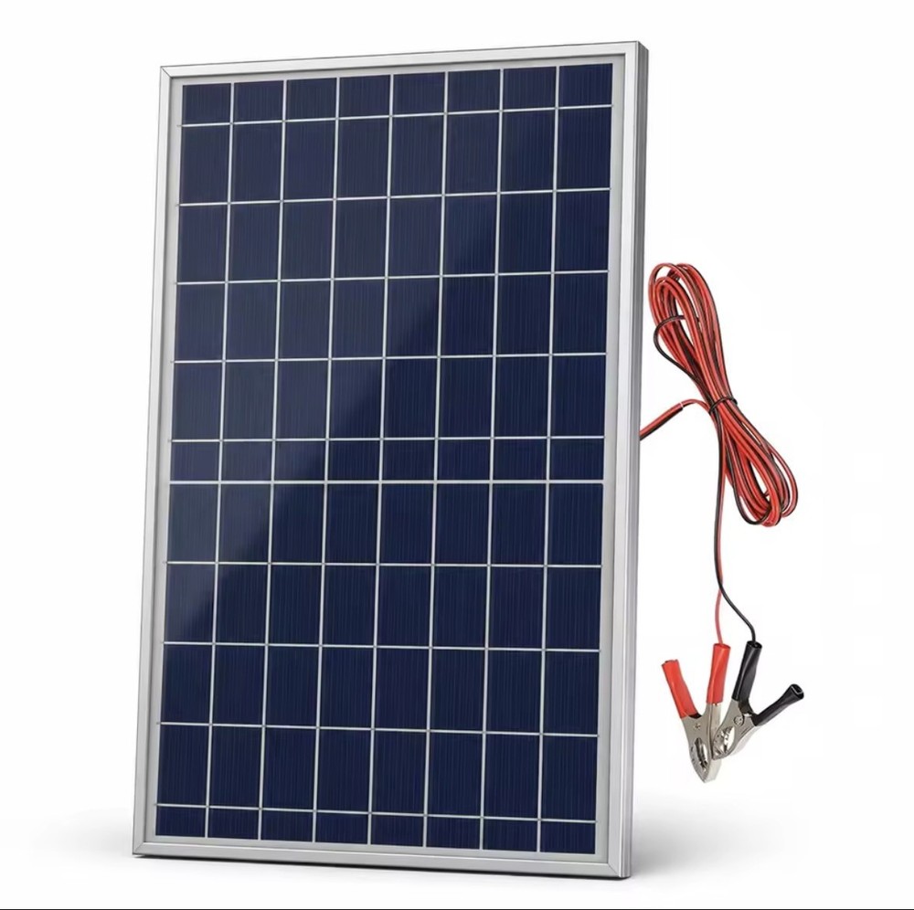 Trickle 30W Solar Panel 12V Charger Battery Charger Kit Maintainer Boat Car RV