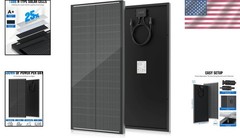 Lightweight 100W N-Type Solar Panel – 25% Efficiency for Camping and Marine Use