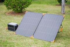 MHPOWOS 100W 200W Bifacial Foldable Solar Panel ETFE IP68 for Power Station