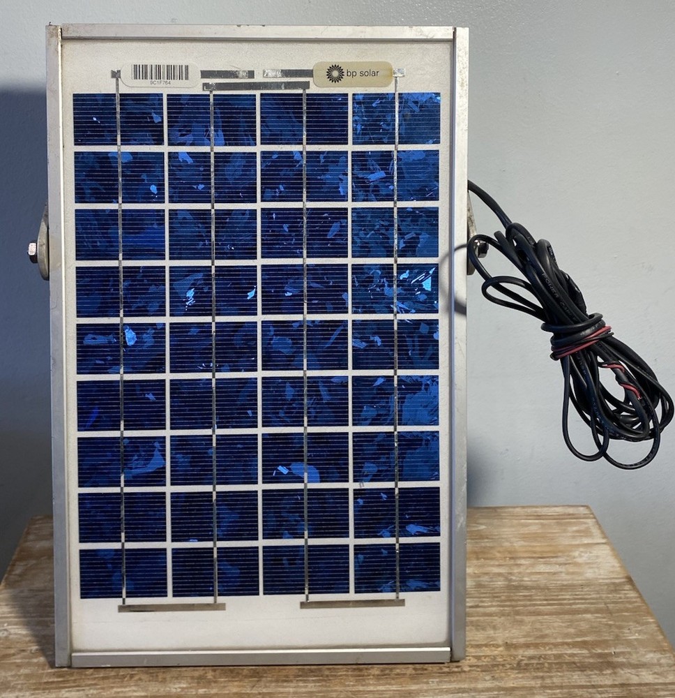 BP SOLAR PANEL WITH BRACKET MOUNTING Model # SX310M
