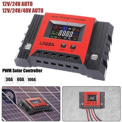 100A 60A 30A Solar Charger Controller Solar Panel Battery Intelligent Regulator