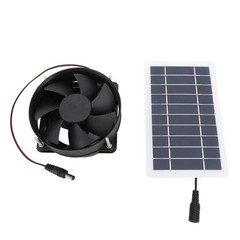 Portable 10W Solar Panel Powered Fan Kit For Outdoor Activities Popular