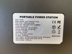 ✅POWEREPUBLIC Portable Power Station 1200W, 1110Wh Peak 2600W W/Solar Panel ✔️