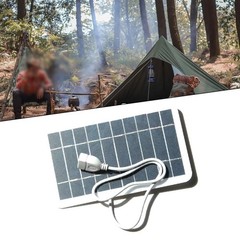 5V 5W Portable Solar Panel with USB Safe Charging for STABILIZER Battery Charger