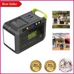 Compact 88Wh Portable Solar Power Station with Multiple Outputs