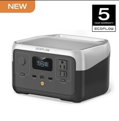 Ecoflow river2 power station 600W Ac Outlet Solar PowerBank 243wh LifeP04 battey