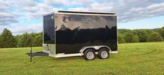 12′ Enclosed SOLAR POWERED Offgrid Self-Sufficient Trailer BASE MODEL