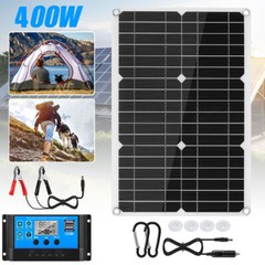 400W Watt Flexible Solar Panel 12V Mono Home RV Rooftop Camping Off-Grid Power