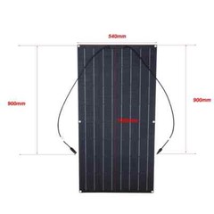 200W Flexible Solar Panel Module Battery Charger For Outdoor RV Marine Car 18V