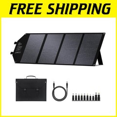 Foldable Solar Charger with Multiple Ports