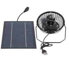 Solar Panel Powered Fan Eco Friendly Cooling For Greenhouse