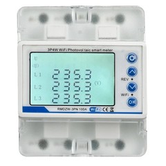 WiFi Energy Meter DIN35 Mm Rail Installation Flexible Energy Management