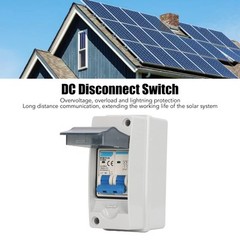 DC Miniature Circuit Breaker with Box, 63A 1000V Solar PV Disconnect Switch w…