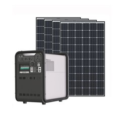 Complete kit Hysolis 4.5 KWh lithium battery generator 3KW output 1500W PV Power