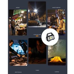Solar Rechargeable Torches With Adjustable Brightness For Nighttimes Activity
