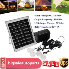 Portable Power Station with Solar Panel, Outdoor Generator Power Supply for Home