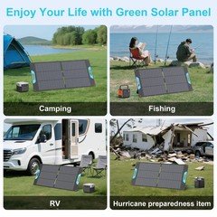 110w Solar Panel Portable XT60 for ECOFLOW DELTA 2 3 Max Portable Power Station