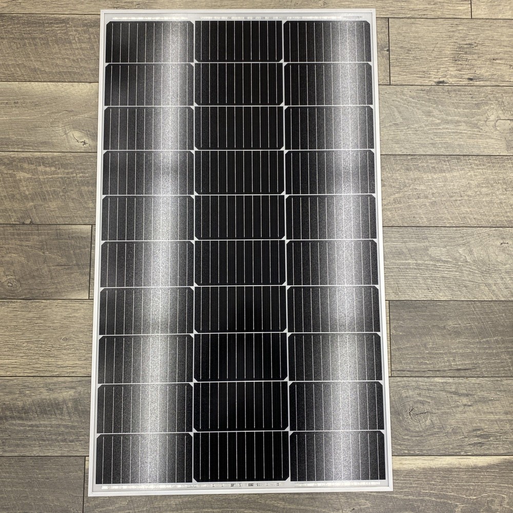 Traver Force Solar Panel 100 Watt 10BB Monocrystalline 12V Solar Panels 1 Pack