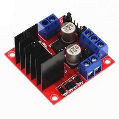 For L298N Dual H-Bridge DC Motor Driver Module with 5V Regulator Support