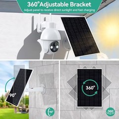 Solar Panel for Ring Spotlight Camera/Stick Up Cam Battery Charger 8W 5V Output