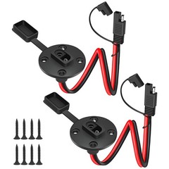 WYTUDTE 2 Pack SAE Quick Connector Harness， 1FT 10AWG SAE Adapter Male Plug t…