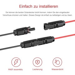 10AWG XT60 Solar Cable 2 10 25 35 50 75 100FT XT60 Extension Cable Solar 2FT