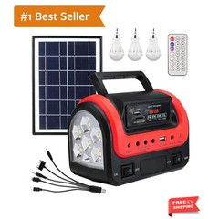 Portable Solar Generator with Panel,Small Power Station for Camping