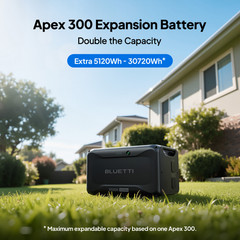 BLUETTI B500K 5120Wh Power Station Smart Expansion Battery for Apex 300 Backup