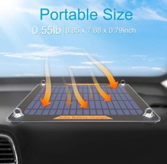 Waterproof Solar Battery Maintainer Car RV Charger 12 Volt Tender Trickle 5W New
