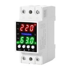Voltage Protector Relay with Intelligent Monitoring LCD Display 80V-300V AC