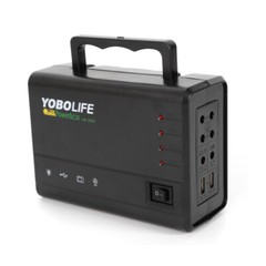 Portable Power Station with Solar Panel, Outdoor Generator Power Supply for Home