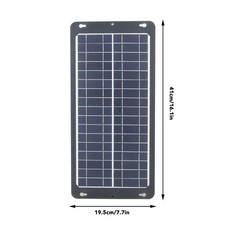 Outdoor Camping 30W Solar Panel Monocrystalline Portable Solar Charging Panel