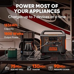 Jackery Portable Power Station Explorer 1500, 1534Wh Capacity