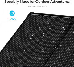Renogy 100W Portable Solar Panel, 25% High Efficiency Solar Panel Kit with 20A C