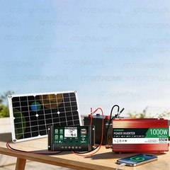 Grennova 1000W Outdoor Solar Kit 60A MPPT Dual Voltage Home Backup Power