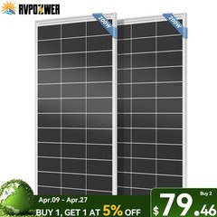 400W N-Type 18BB Solar Panel PV Off-Grid Home, RV, Boat Battery Power Charging