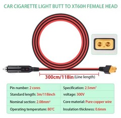 10 ft XT60 Female to Solar Connector Extension Cable Wire for Solar Generator