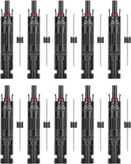 30A PV Solar Panel Connector Male/Female Built-in Diode Solar Wire Connectors…