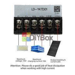 DC 3-24V LED Automatic Solar Light Drive Control Board Dusk to Dawn Sensor