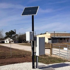 Adjustable Solar Panel Mount for 1.5-3 Inch Poles, Stainless Steel Construction