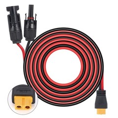 10 ft XT60 Female to Solar Connector Extension Cable Wire for Solar Generator