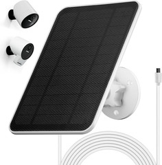 Solar Panel for Simplisafe Outdoor Camera, 4W 5V Solar Charger for Simplisafe