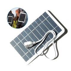 5V 5W Portable Solar Panel with USB Safe Charging for STABILIZER Battery Charger
