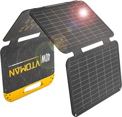 40W Solar Panel Foldable Portable Small Solar Panel Charger with USB-C and