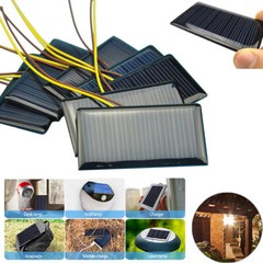 1-10Pcs/lot 5V 60mA Polycrystalline Silicon Solar Panel Cell Battery DIY Modules