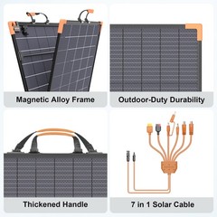 2pack 200W Solar Panel Portable For EcoFlow DELTA Pro 3 4000Wh solar generators