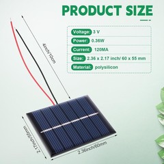 40 Bulk Mini Polycrystalline Solar Cells – Perfect for DIY & Outdoor Projects