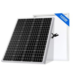 100W 12 Volt Monocrystalline Solar Panel for RV Caravan Home Battery Charging