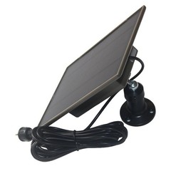 3W Solar Panel Kit with 6000mAh Battery Dual Output for Security Camera Backup