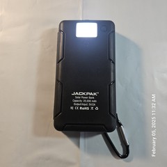 Solar Power Bank Jackpak PB20KS/flashlight – 5180428 Quickjak lightweight